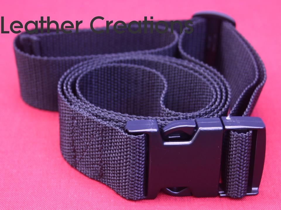 1 1/2 inch Poly Webbing Side Latch Buckle Bondage Strap